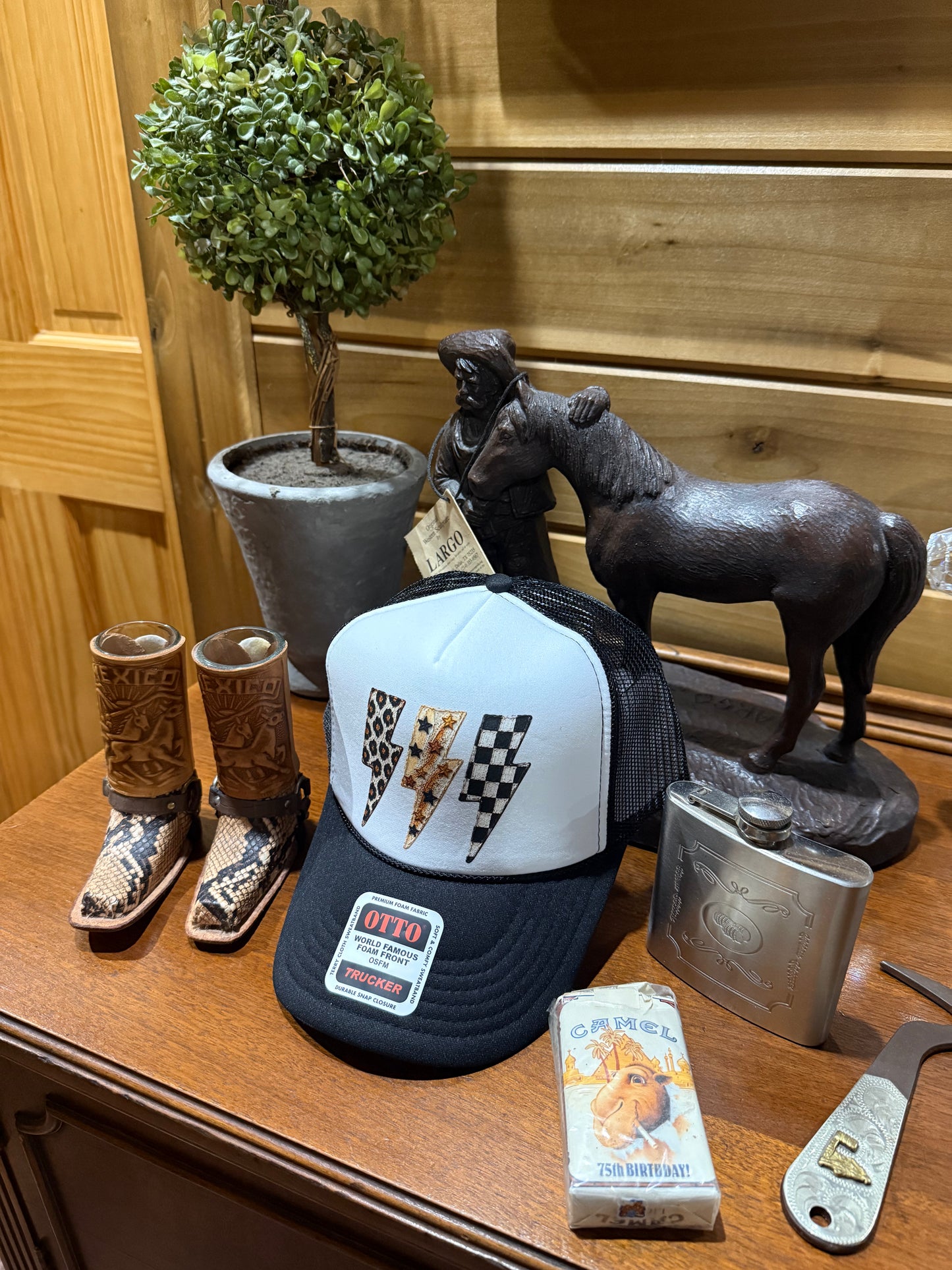 Cheetah Lighting Bolt Cap