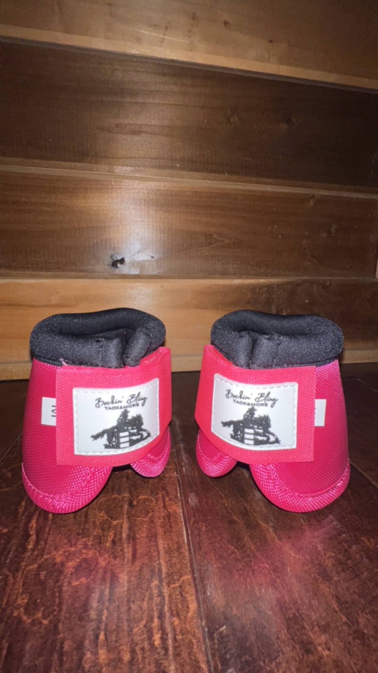 Neon Pink Bell Boots