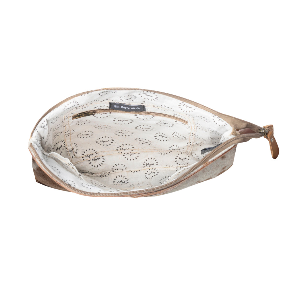 Myra Tumbleweed Trail Fringed hand-tooled bag for women in Light Brown