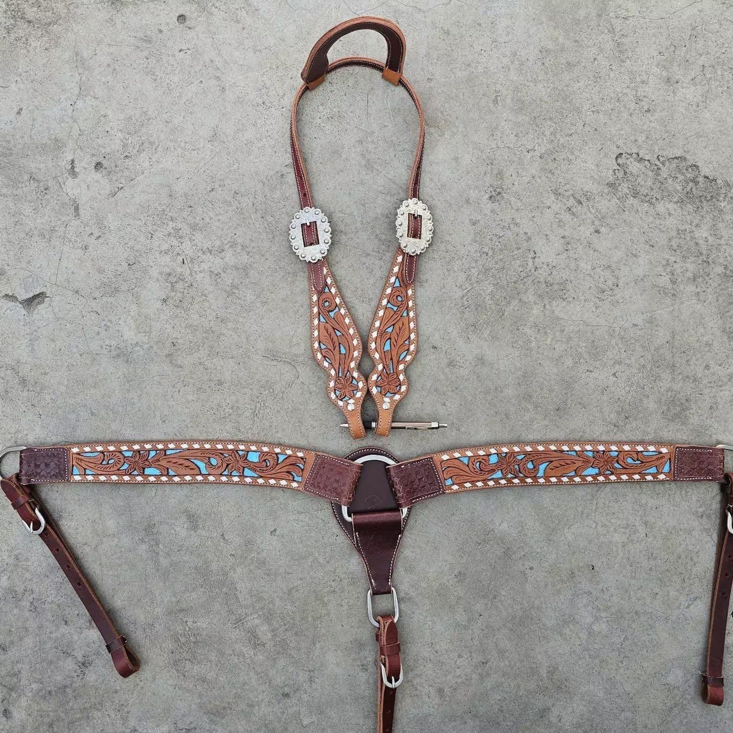 Made to Order Western Tack Set - Tooled (BHT086)