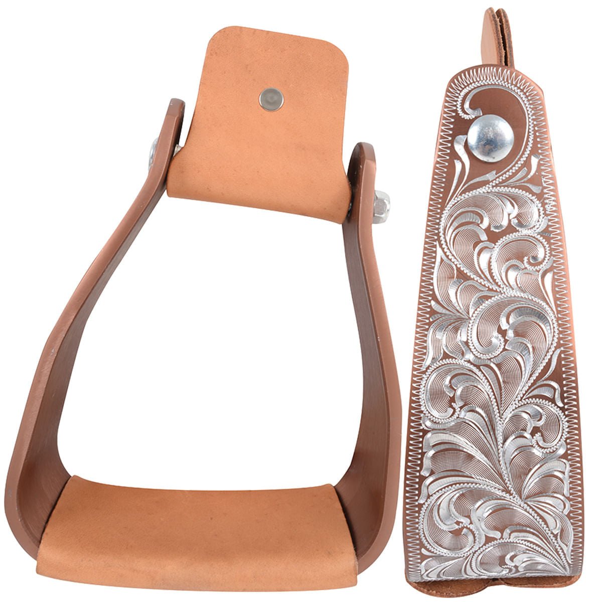 Cashel Slanted Engraved Stirrups