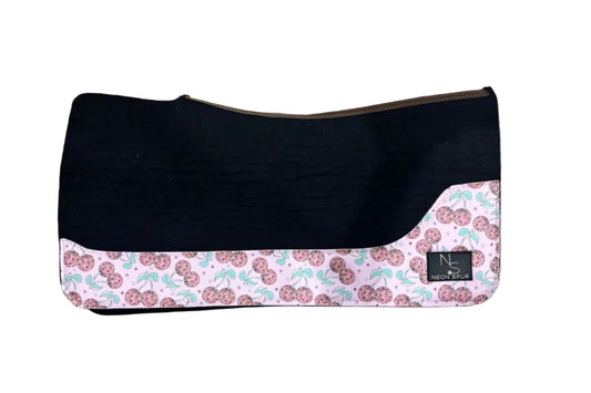Cherry Groove Wool Saddle Pad