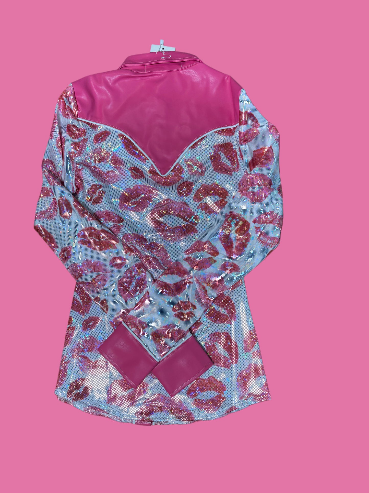 Girls Smooch & Spur Western Pearl Snap Rodeo Shirt