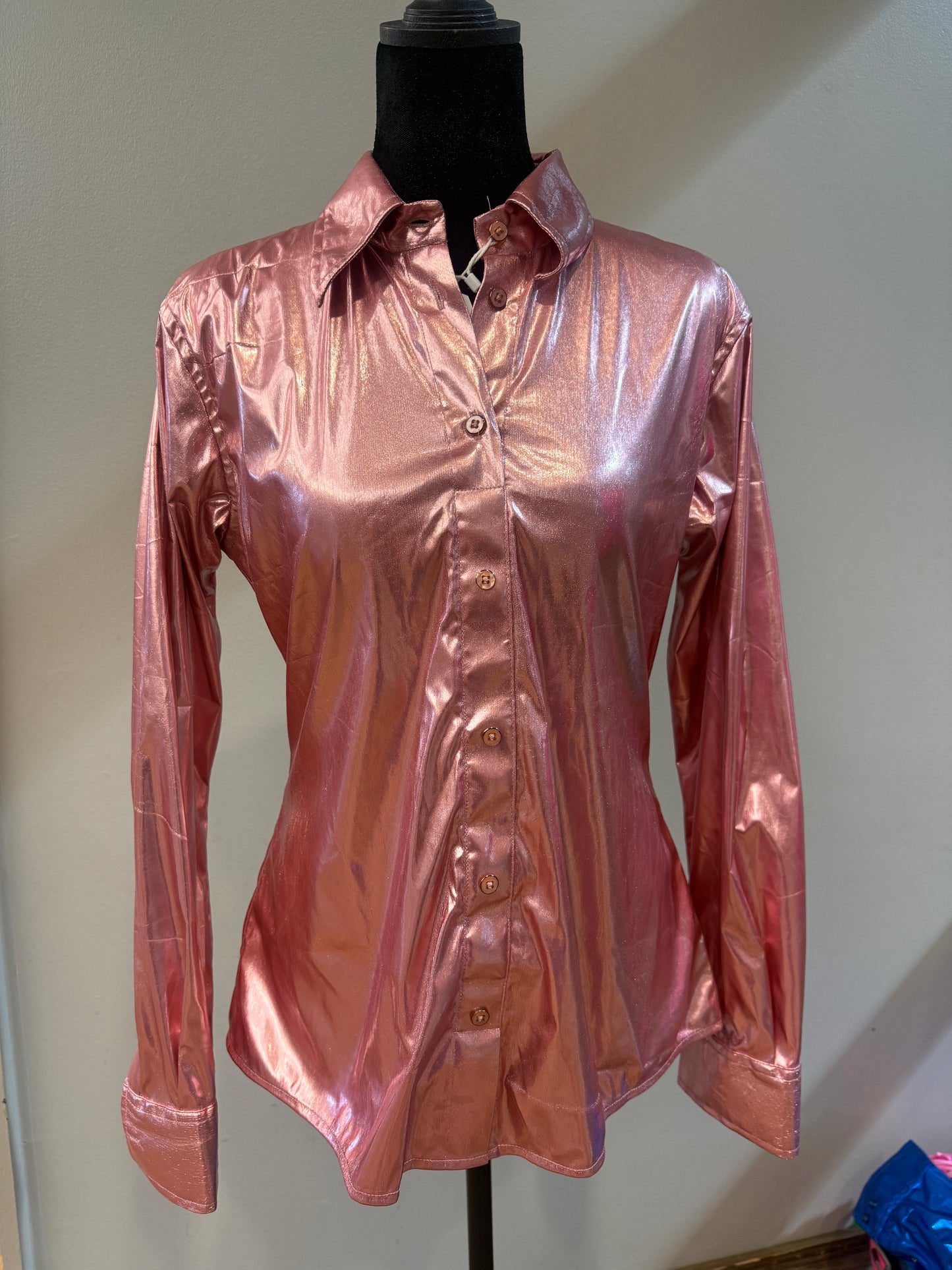 Buckin’ Bling Tack™️ Light Pink Rodeo Shirt