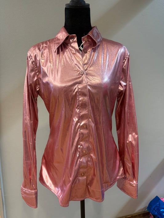 Buckin’ Bling Tack™️ Light Pink Rodeo Shirt