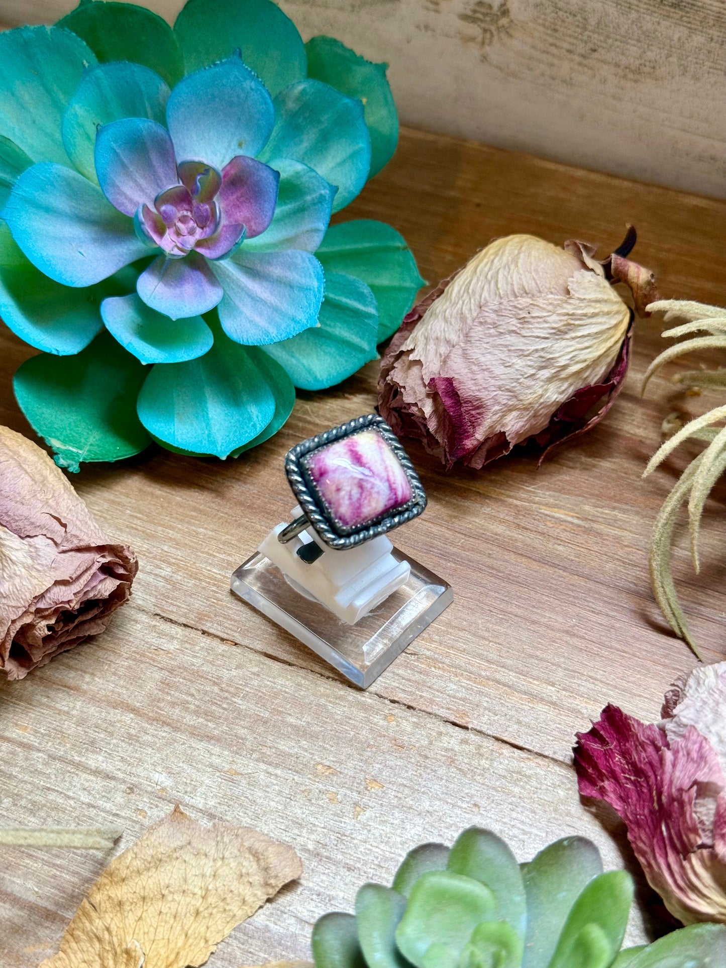 ring mj square purple