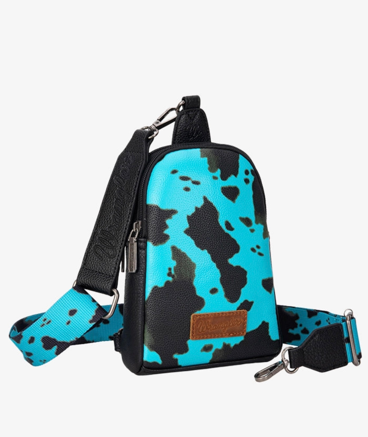 Wrangler Cow Print Sling Bag