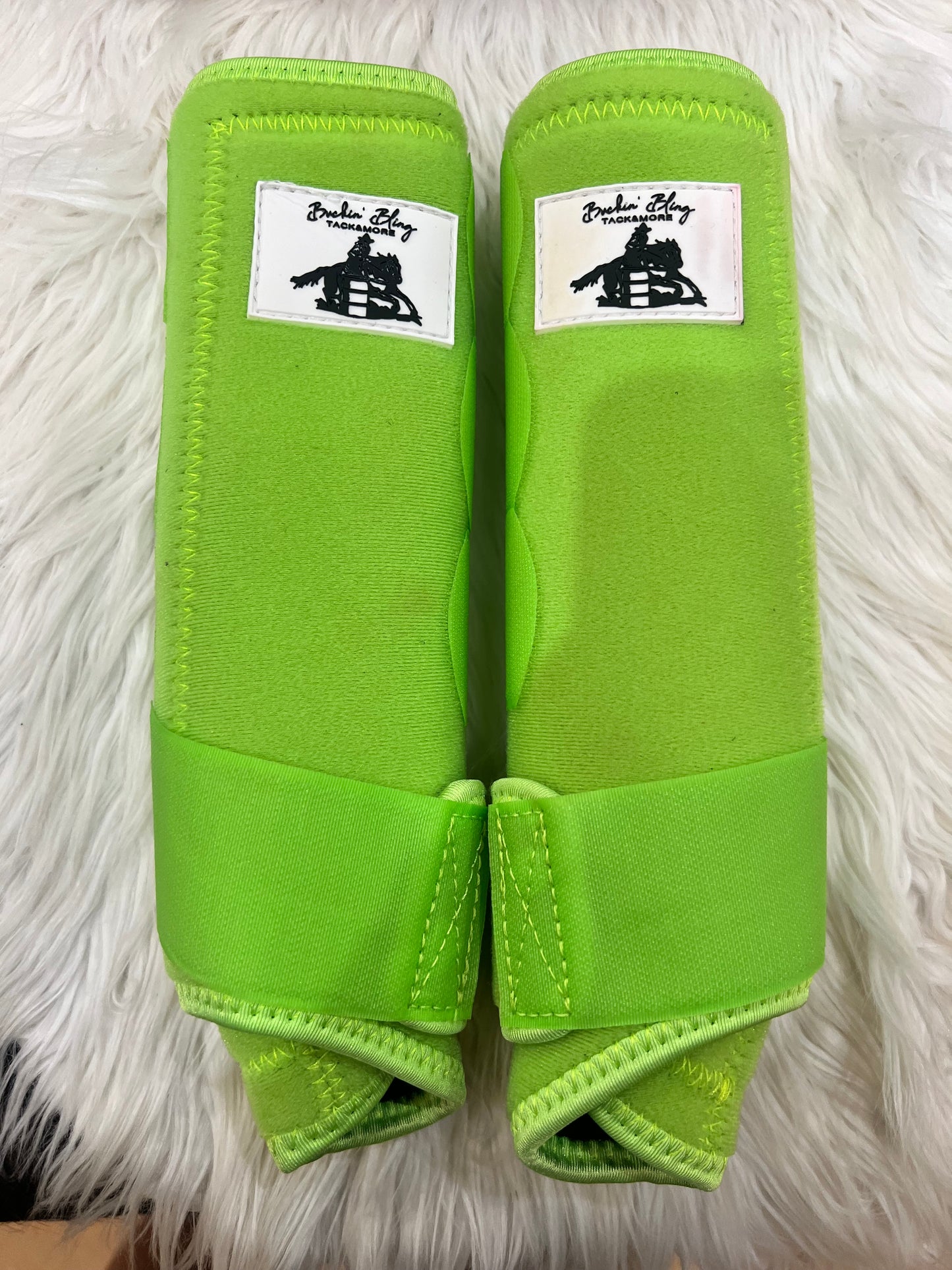 Neon Green Sport Boots