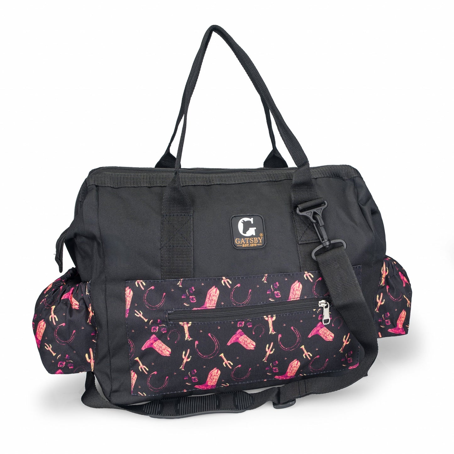 Gatsby Print Nylon Grooming Tote