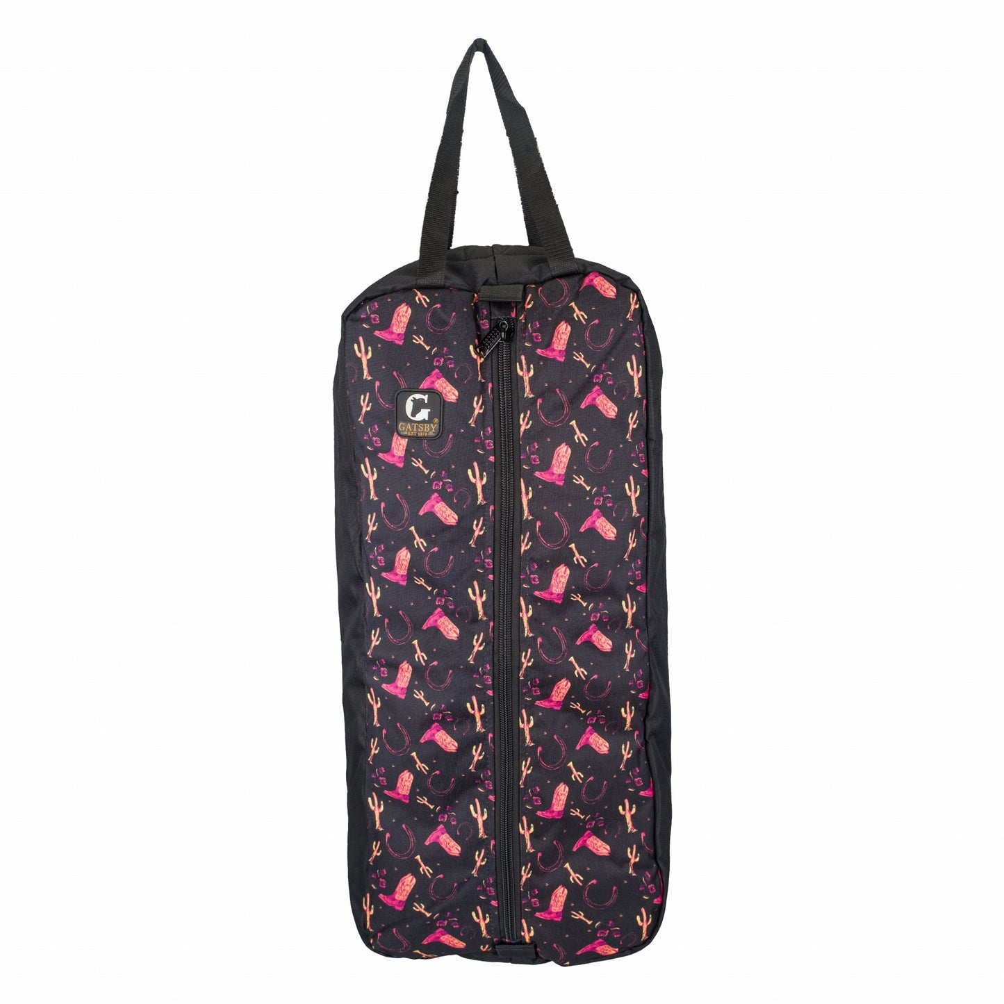 Gatsby Print Nylon Padded Bridle Halter Bag
