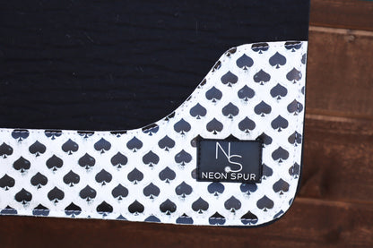 Smokin Spades Premium Wool Saddle Pad *Sample Sale*