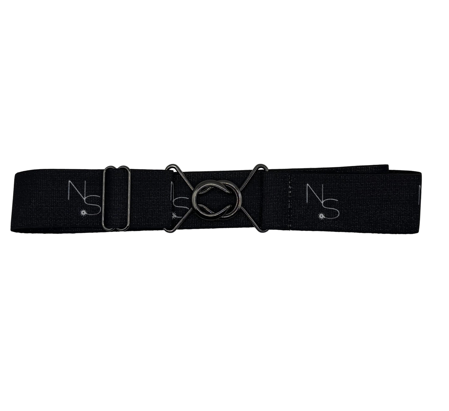 Starry Night Gunmetal Neon Spur Logo Equestrian Belt