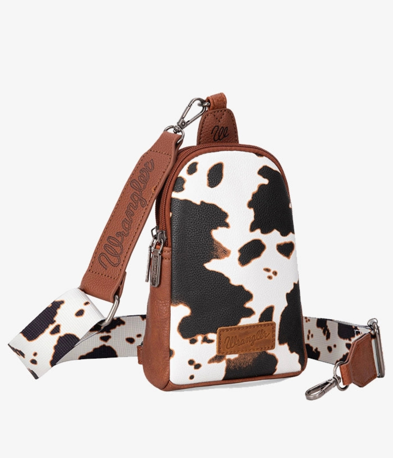 Wrangler Cow Print Sling Bag