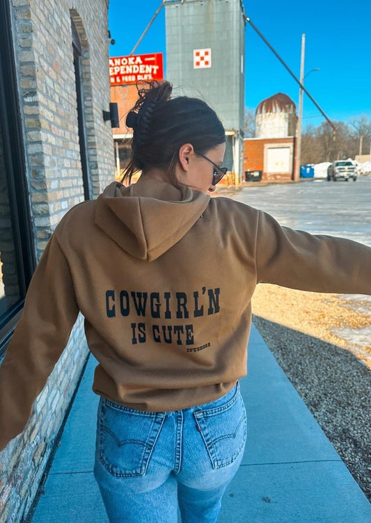 Cowgirl'n is Cute Hoodie