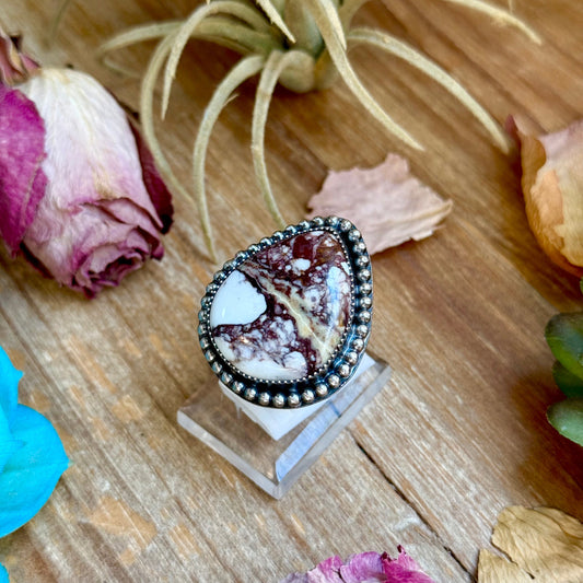 MJ Wild Horse Ring – Sterling Silver Adjustable Band