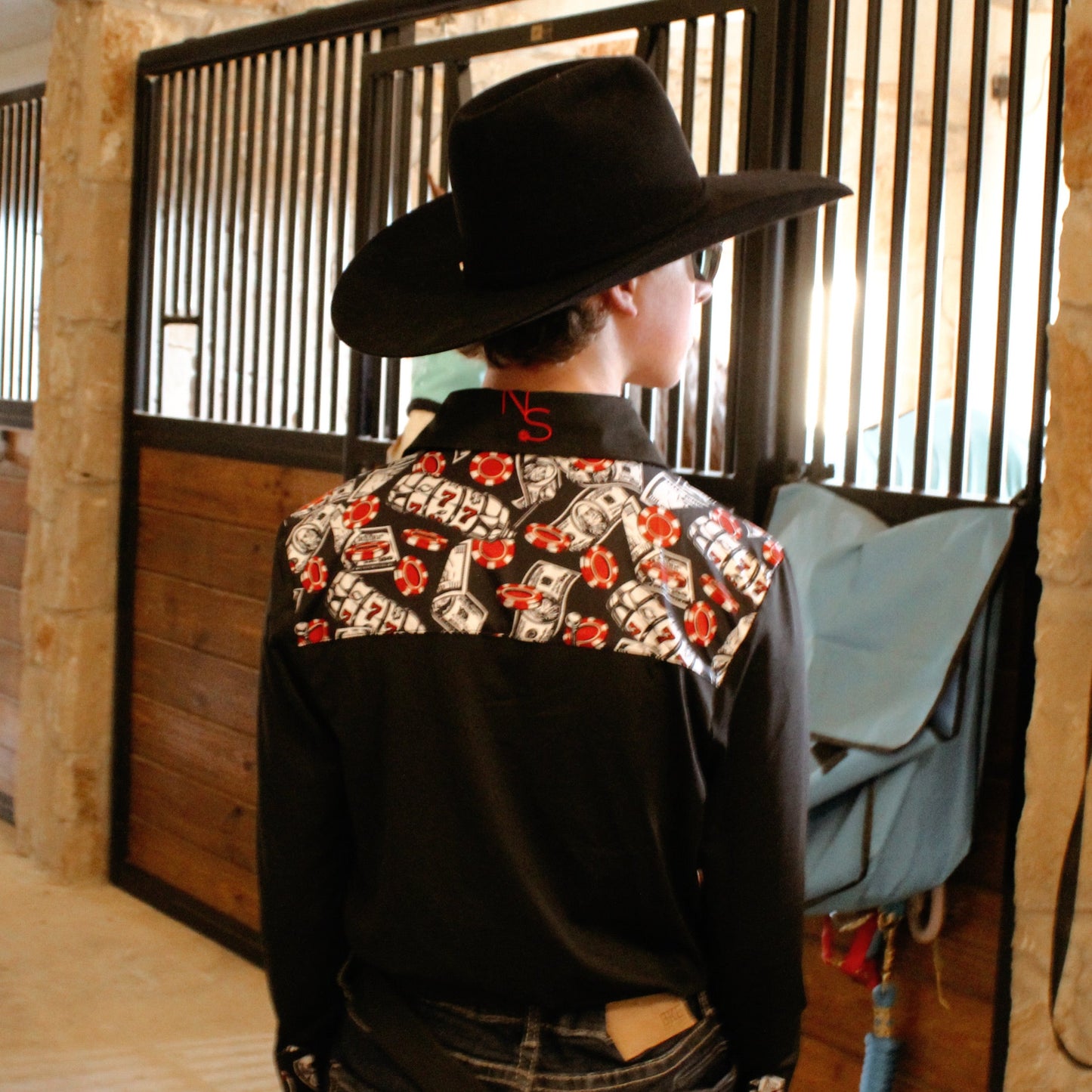 Mens Risky Business Pearl Snap Shirt