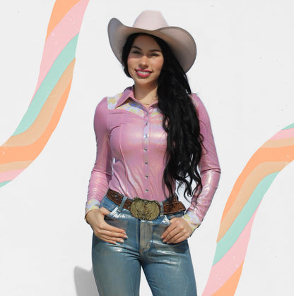 Dolly Pearl Snap Rodeo Shirt