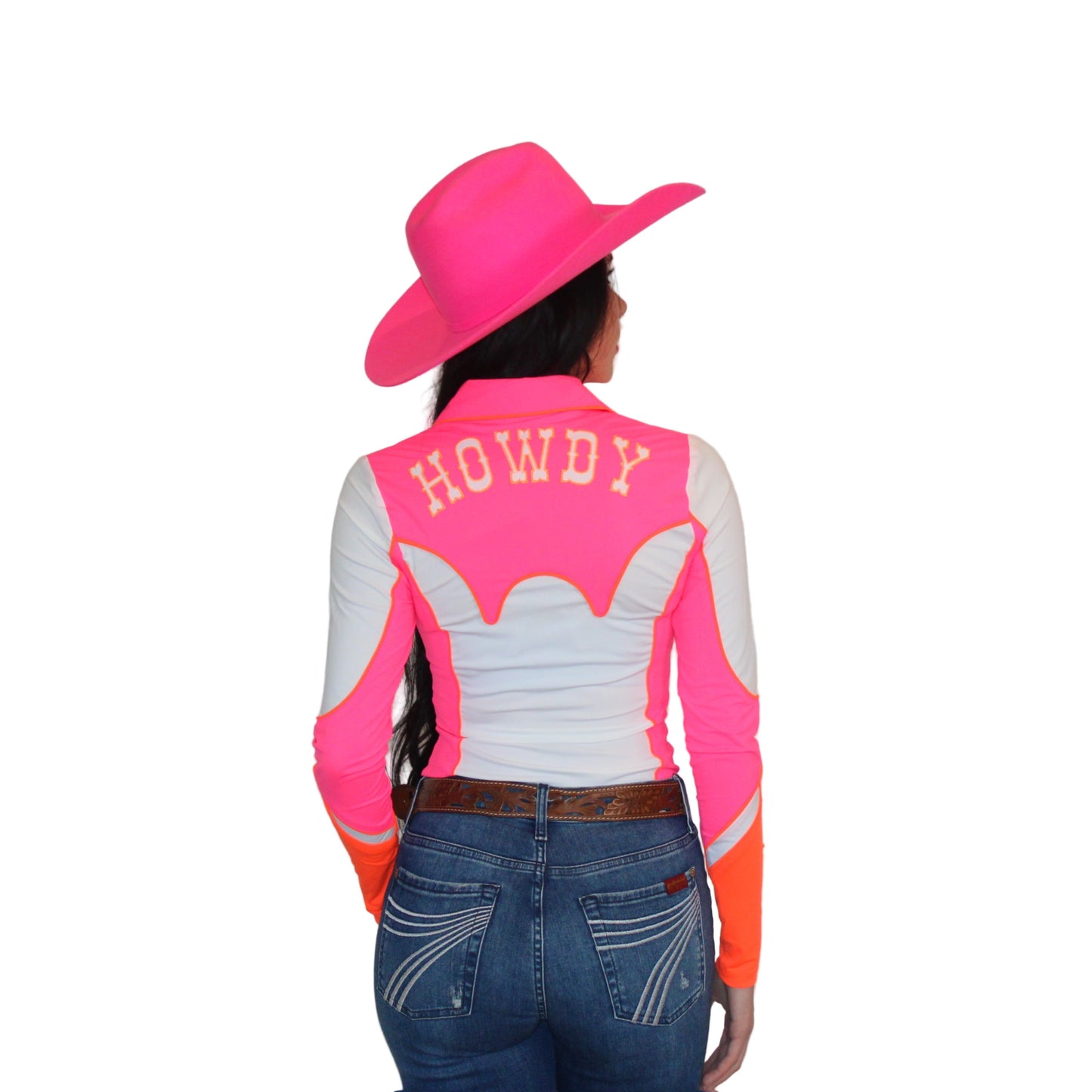 Howdy Lightning Zip Rodeo Shirt