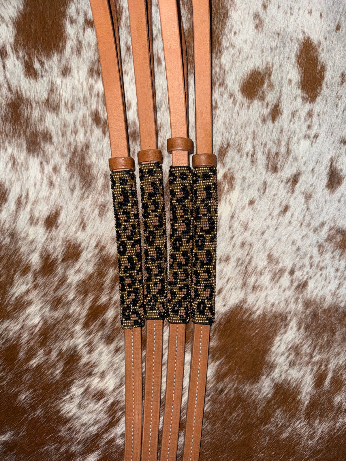 Leopard Beaded Over & Under