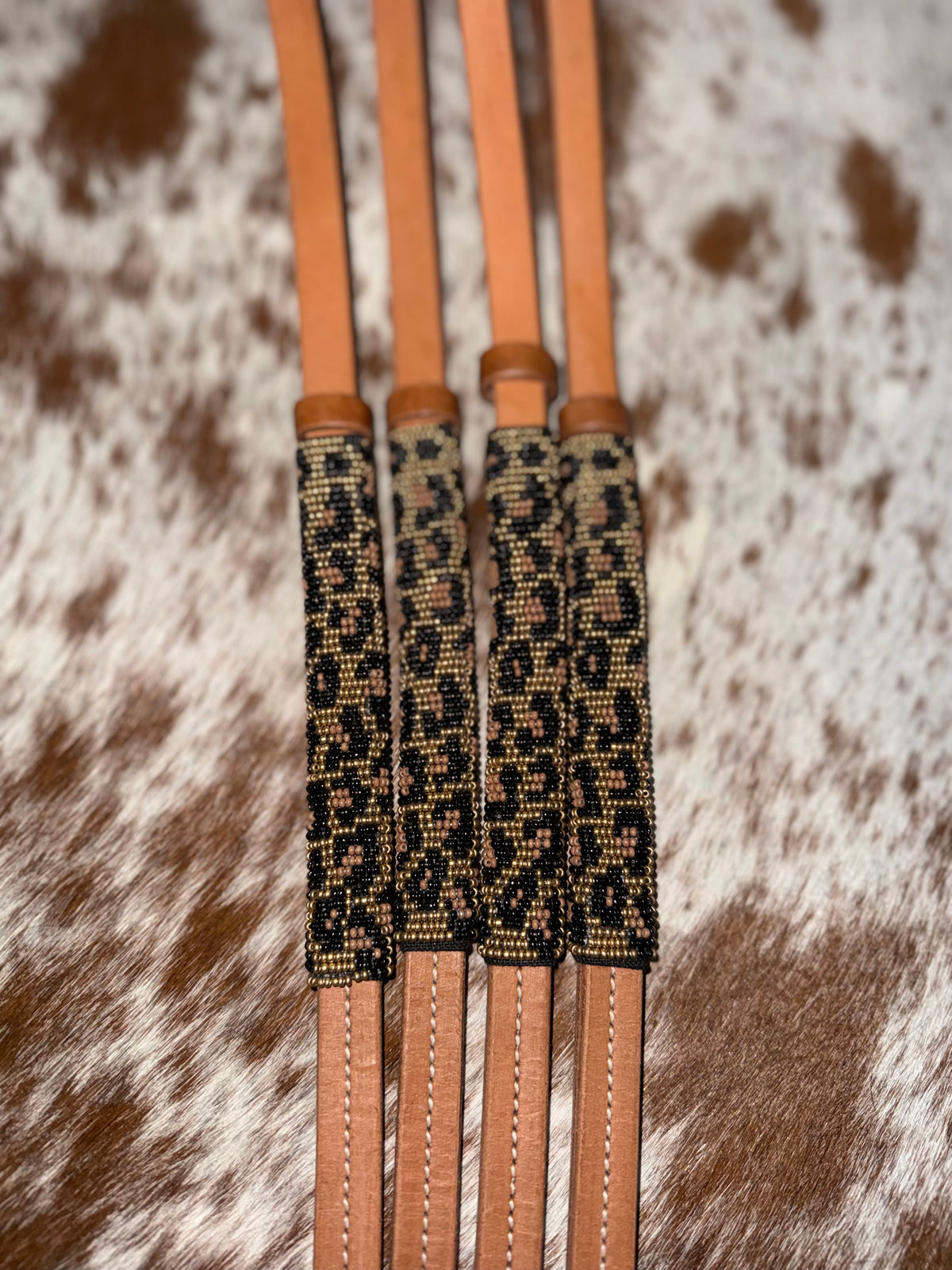 Leopard Beaded Over & Under