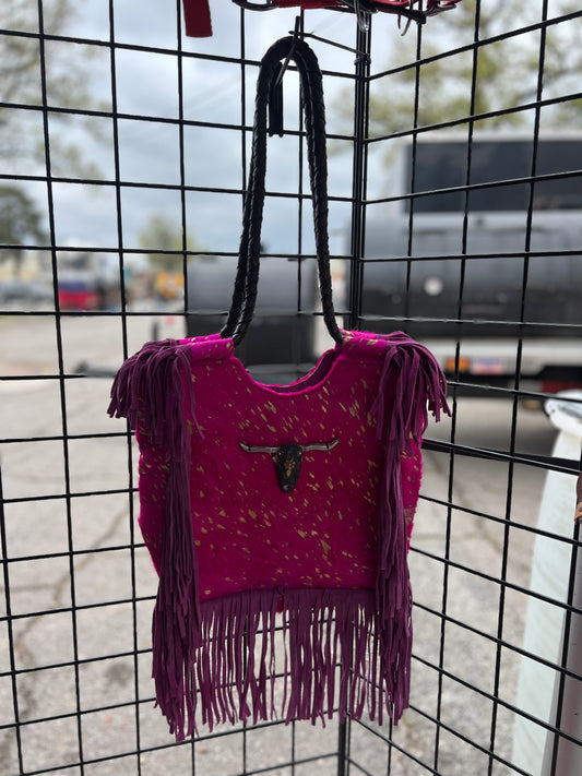 Unique Cowhide Purse