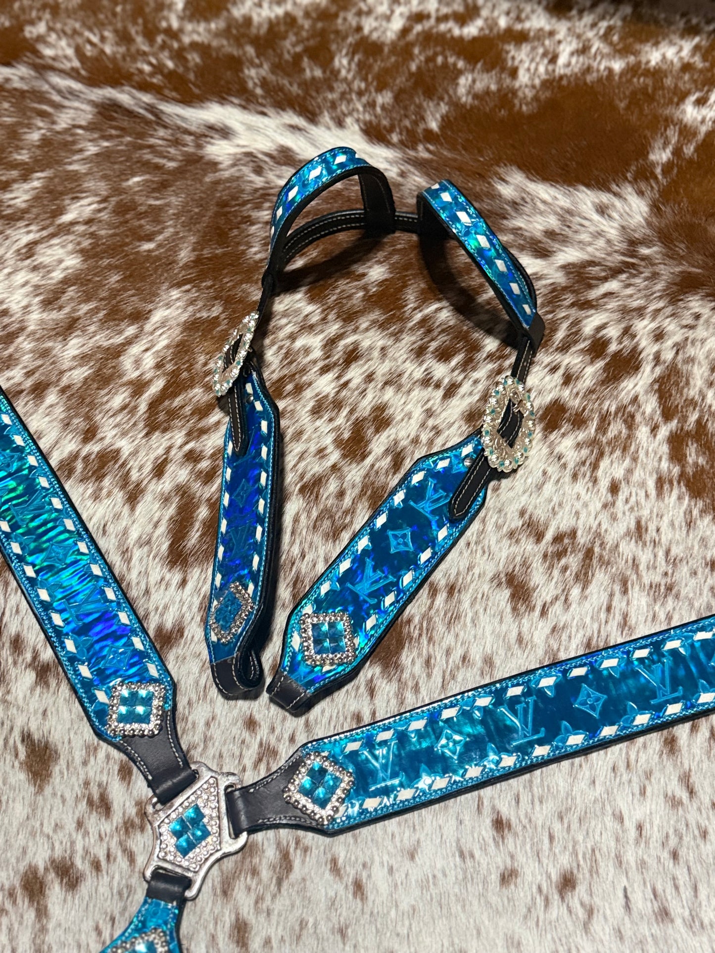 Blue Designer Tack Set