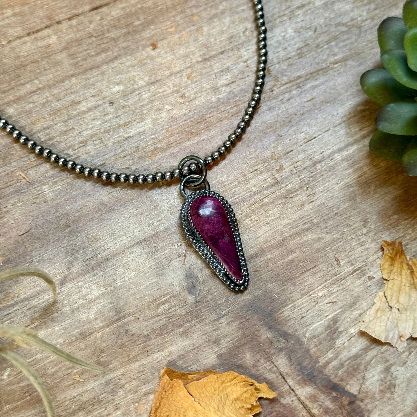 ***FREE Sterling Silver Pearl Necklace + MJ Purple Spiny Oyster Pendant