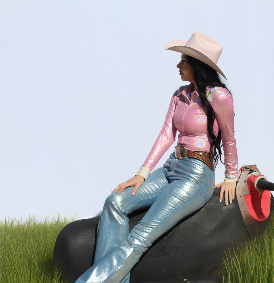 Dolly Pearl Snap Rodeo Shirt