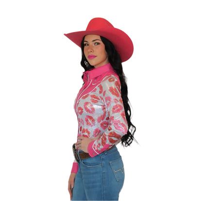 Smooch & Spur Western Pearl Snap Rodeo Shirt