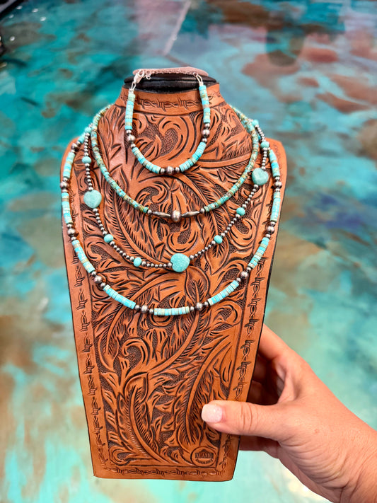 Jaci Collection – Variscite, Turquoise & Sterling Silver