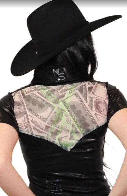 Entry Fees Jackpot Pearl Snap Shirt