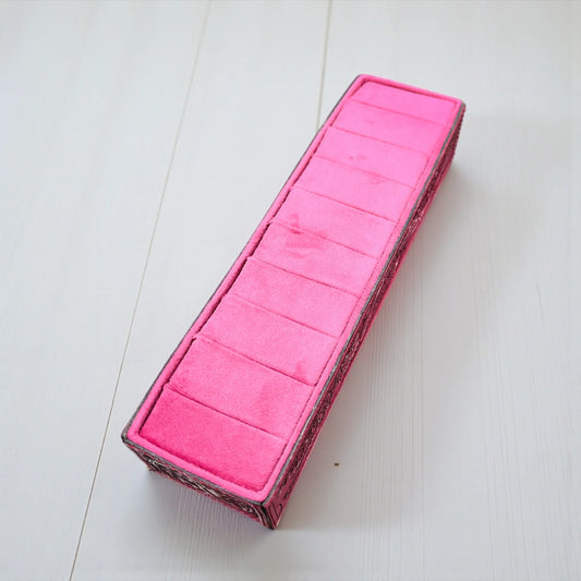 Tooled leather ring holders