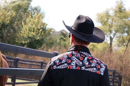 Mens Risky Business Pearl Snap Shirt