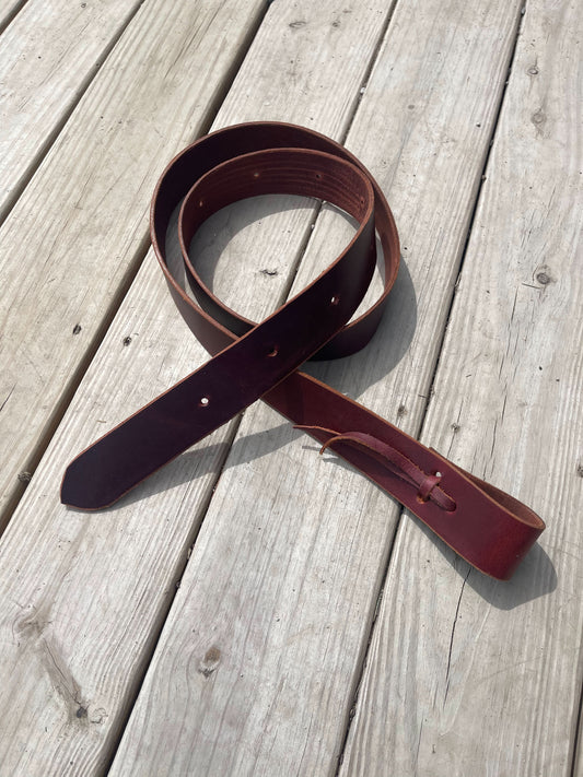 1-3/4" x 72' Leather Latigo Strap – Saddle Cinch Strap Leather