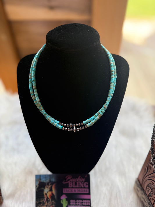 Turquoise With Navajo Chocker