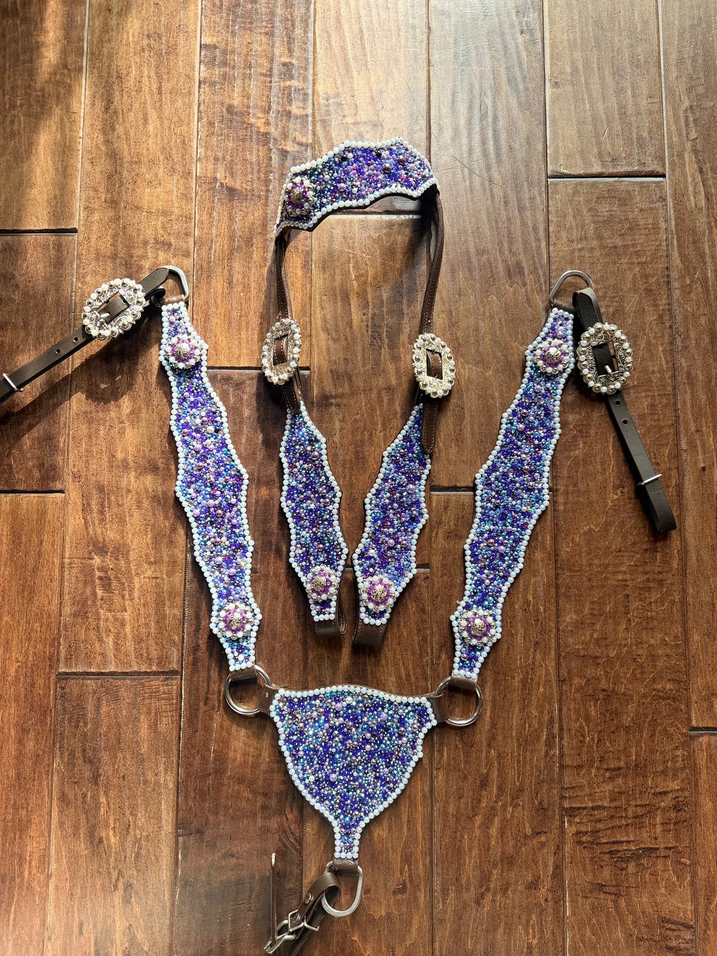 **PREORDER** Blue/Purple Custom Tack Set