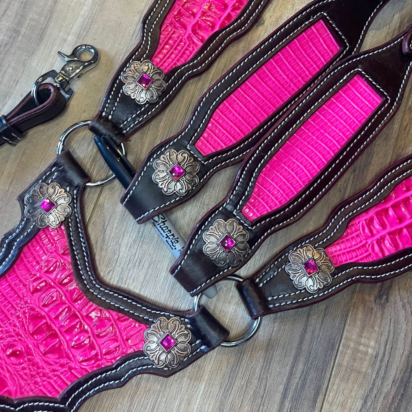READY TO SHIP Western Tack Set - Hot Pink, Gladiator (BHT028)