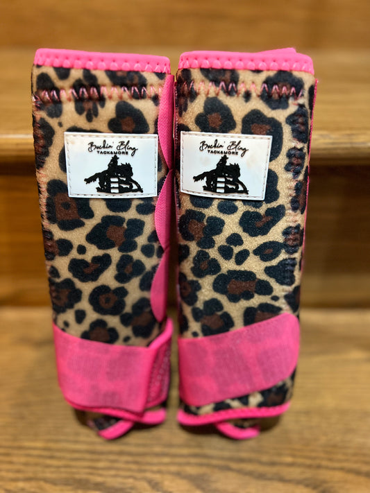 Pink Leopard Sport Boots