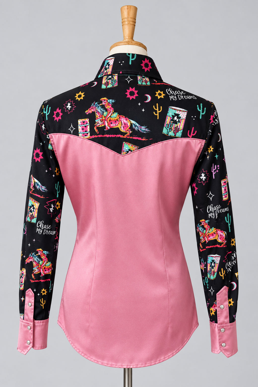 Buckin' Bling YOUTH Pink Dream Chaser Rodeo Shirt