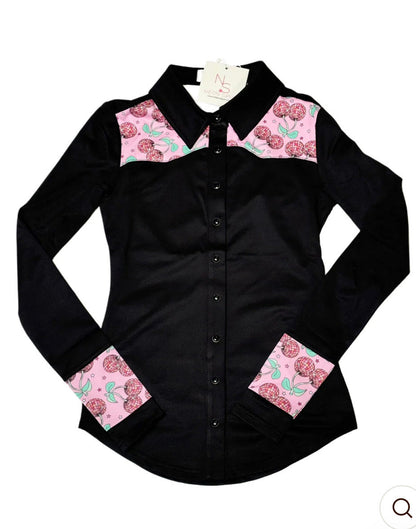 Cherry Snap Schooling Shirt