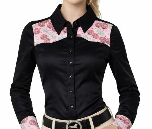 Cherry Snap Schooling Shirt