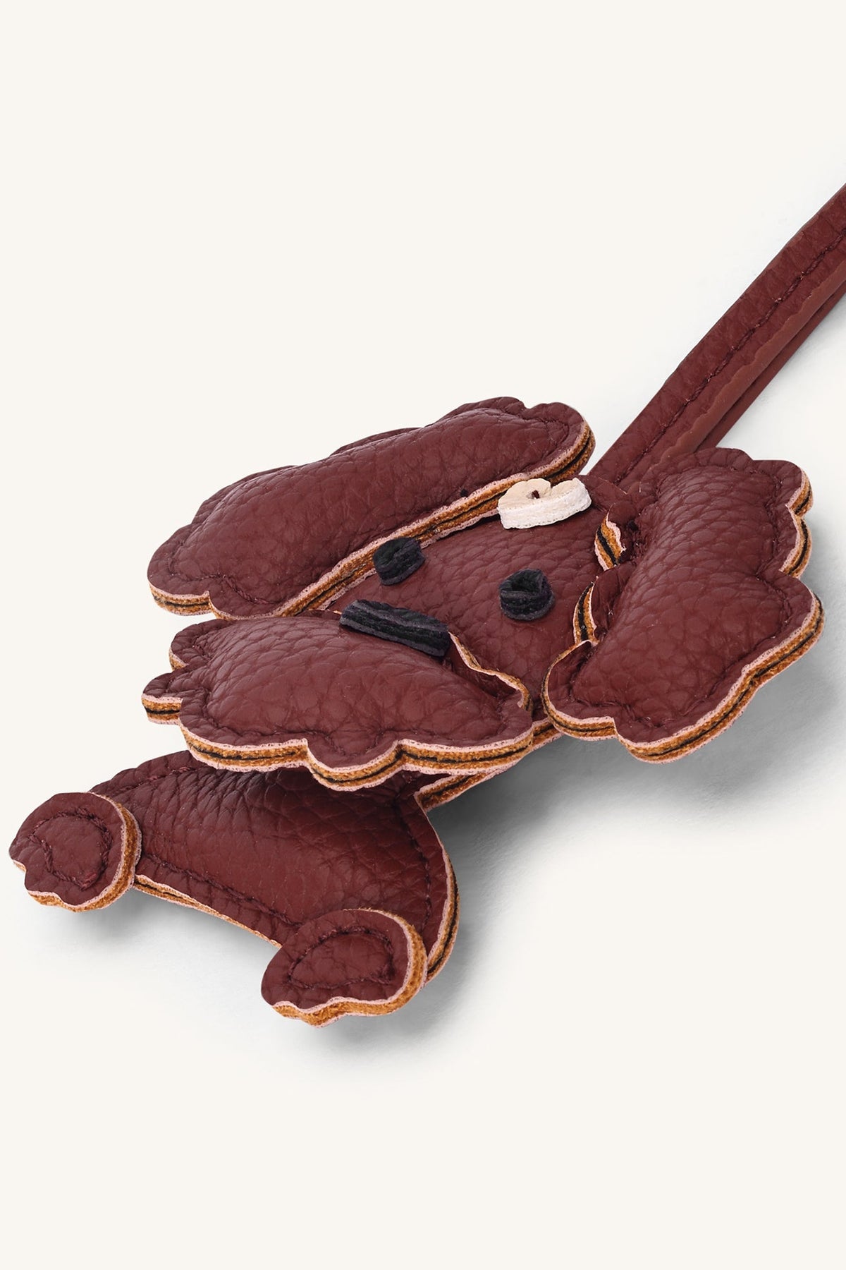 Mira & Moss Little Pup Bag Charm - Cocoa