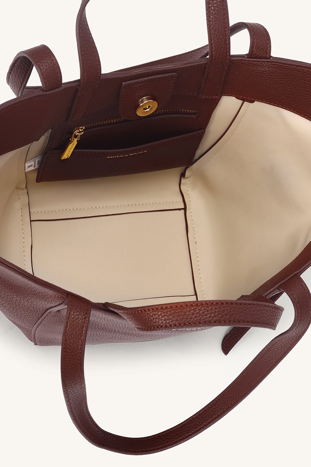 Mira & Moss Valencia Wing Tote - Chestnut