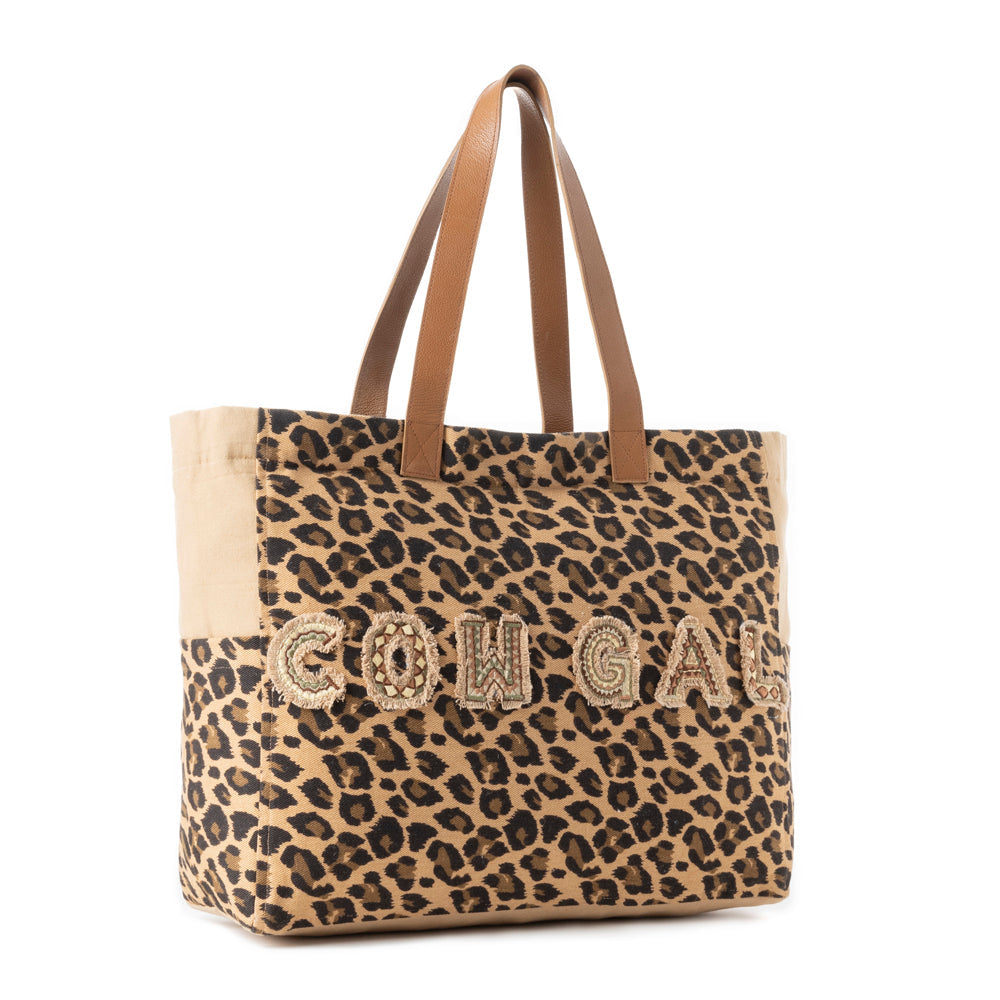 Panthera Cowgirl Weekender Bag in Jaguar Print