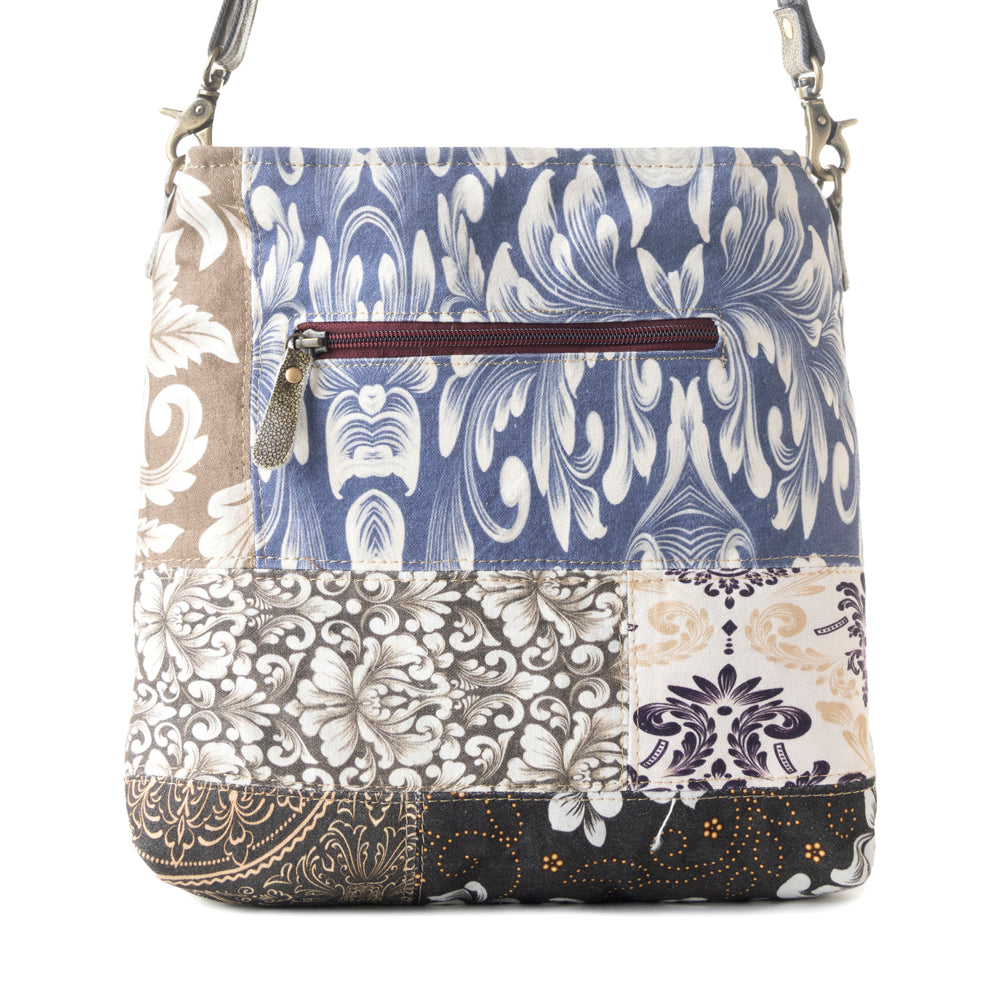 Myra Mossbloom upcycled canvas Bag for Women in olive