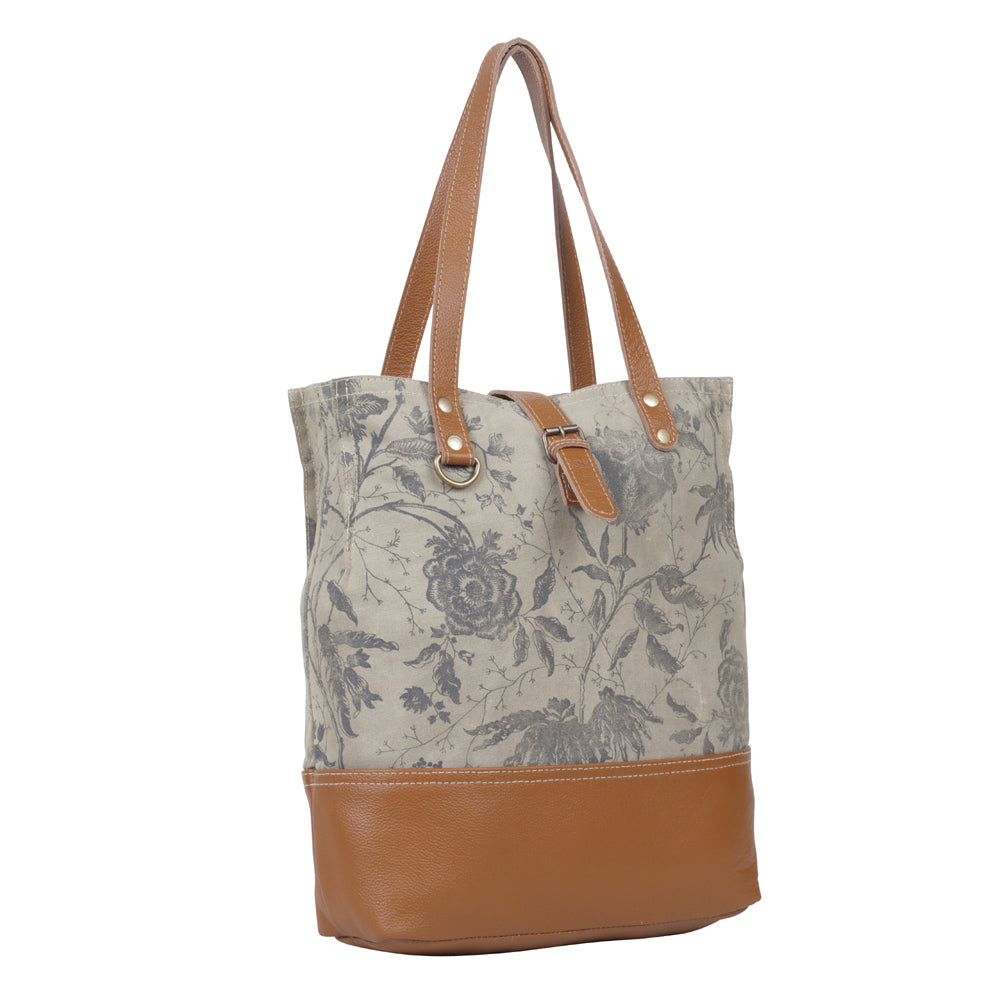 Rugged  fleurs Tote Bag