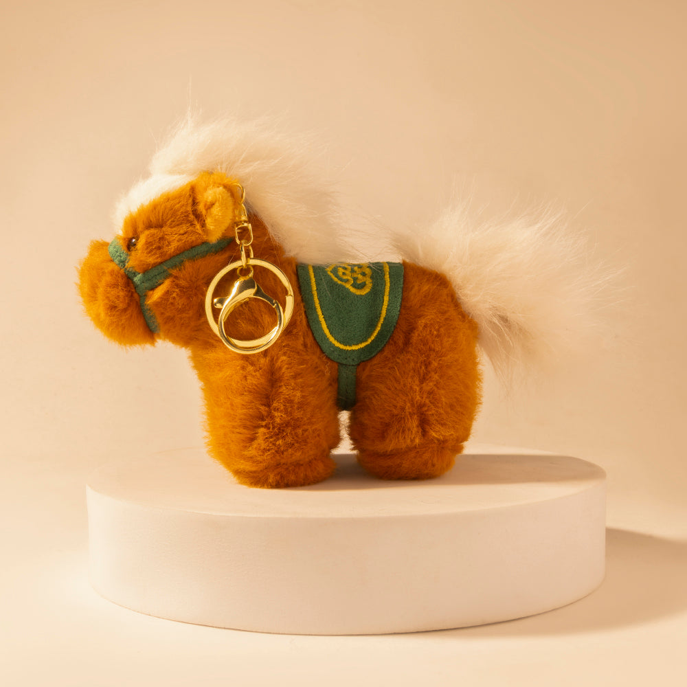 Myra Western Whimsy Horse Bag Charm in Brown