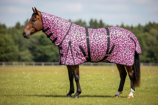 Catty Cowgirl Mid-Weight Fly Sheet with Attached Neck Cover