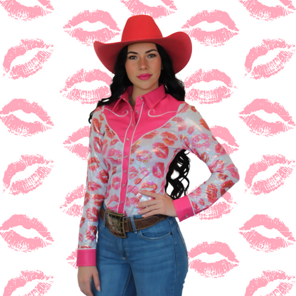 Smooch & Spur Western Pearl Snap Rodeo Shirt