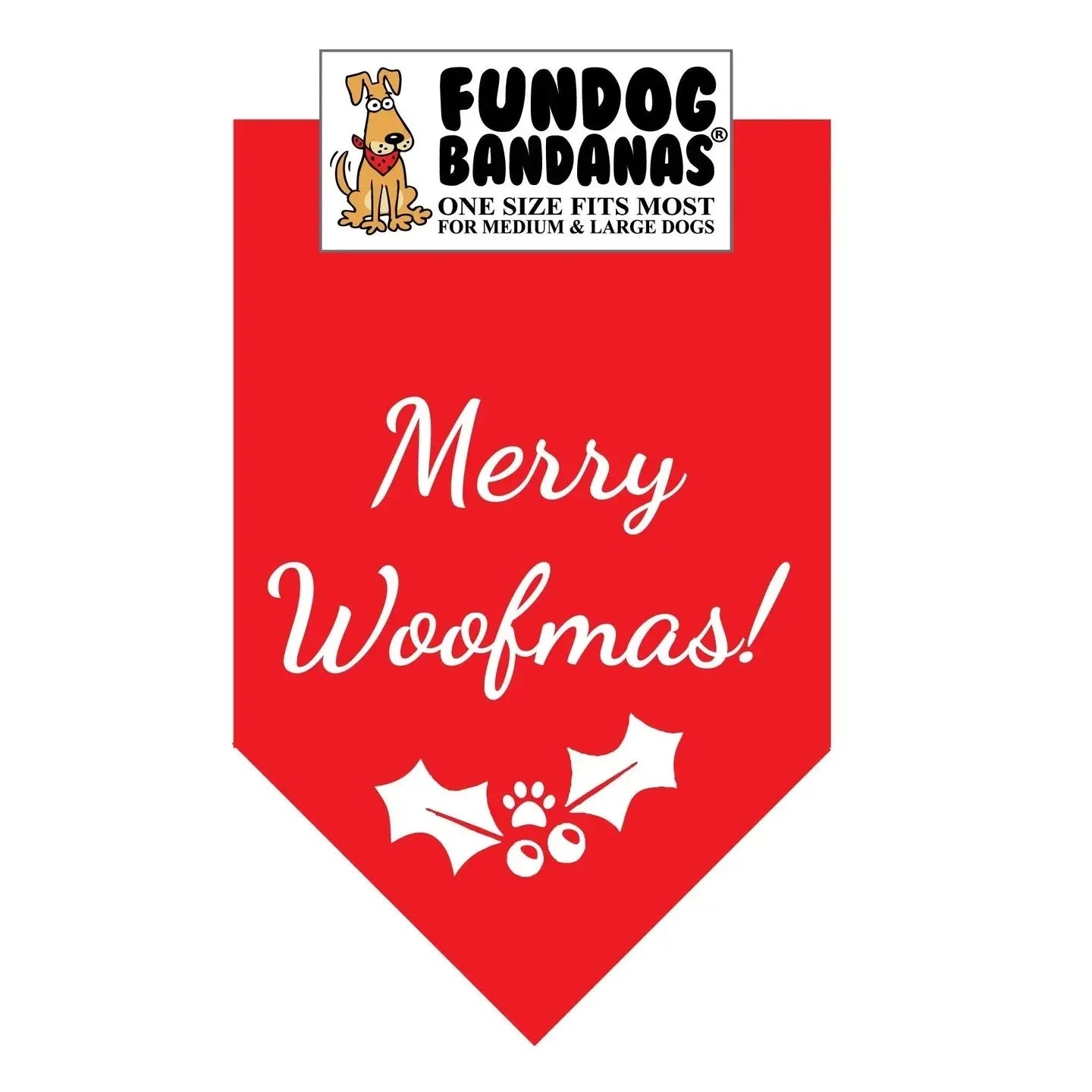 Merry Woofmas - Red and Green - Made in USA